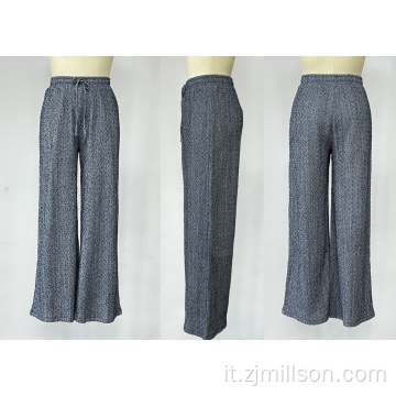 Pantaloni in vita elastica